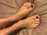 who would love these feet around their cock?! 