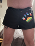 my new rainbow pride swim shorts 