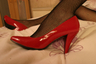 love my red shoes