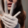 Latex glove video