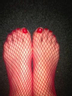Red fishnets 