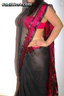 Sexy red sari