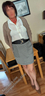 29th April 2024 in a skirt and blouse for work x