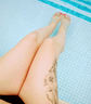 poolside legs
