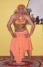 Pips Orange Belly Dance Costume