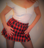 Scottish mini skirt